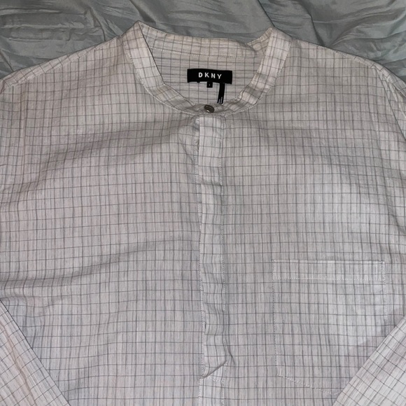 DKNY Half Button-Down Shirt - Picture 3 of 3